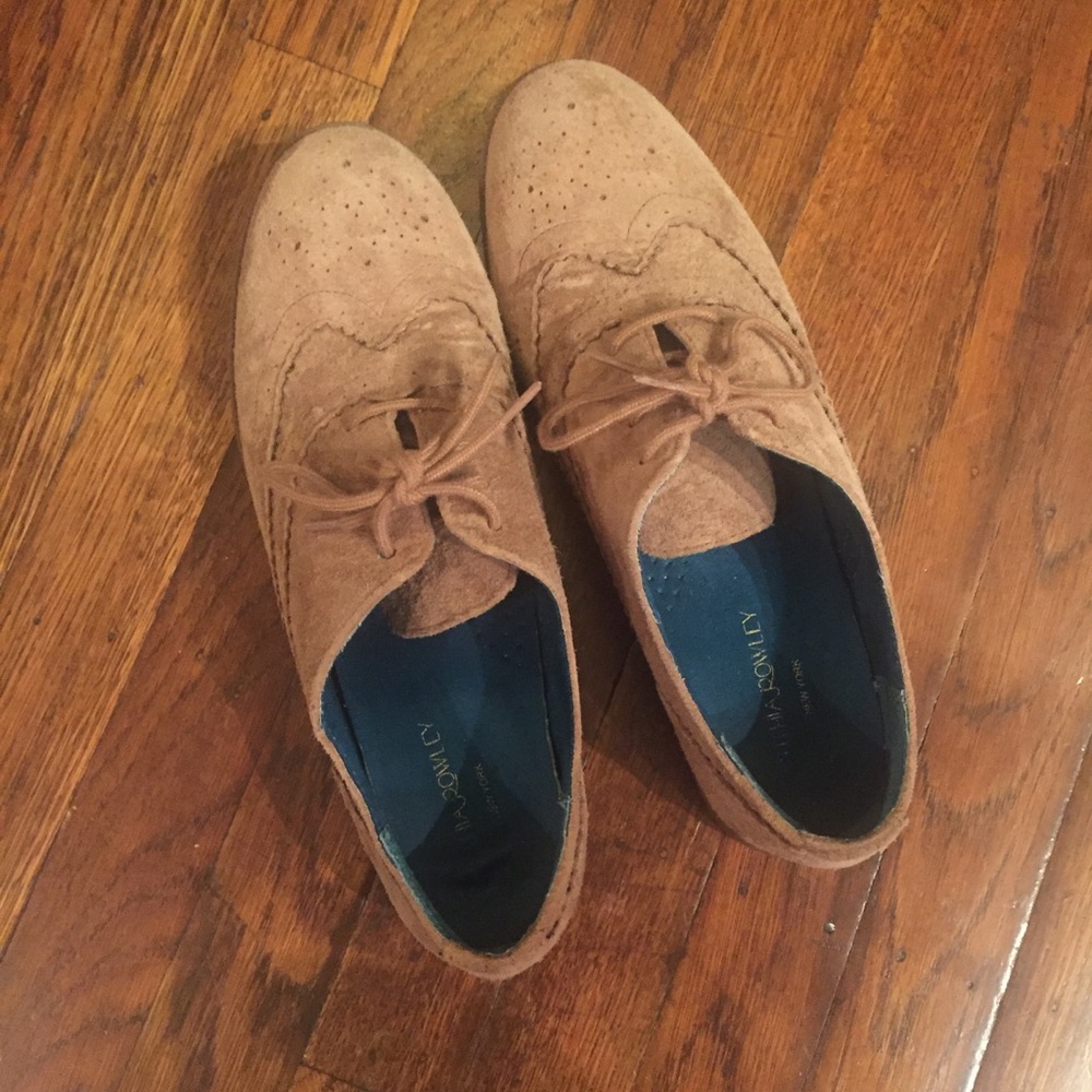 Cynthia Rowley Suede Oxfords 8.5